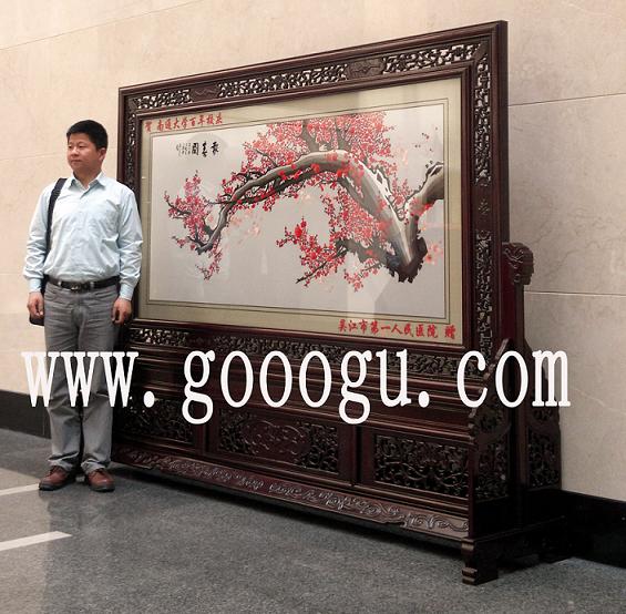 南通大學(xué)百年校慶，圖片館屏風(fēng)，刺繡屏風(fēng)，蘇繡屏風(fēng)，雙面繡屏風(fēng)，校慶屏風(fēng)