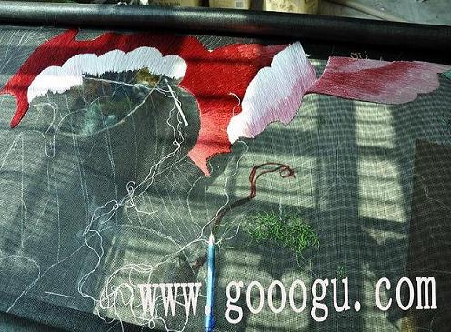 琉璃工坊屏風(fēng)、網(wǎng)格刺繡屏風(fēng)、蘇州刺繡隔斷，純手工繡高檔隔斷