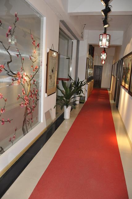 嬌古蘇繡藝術(shù)長廊,蘇州嬌古蘇繡展廳局部圖