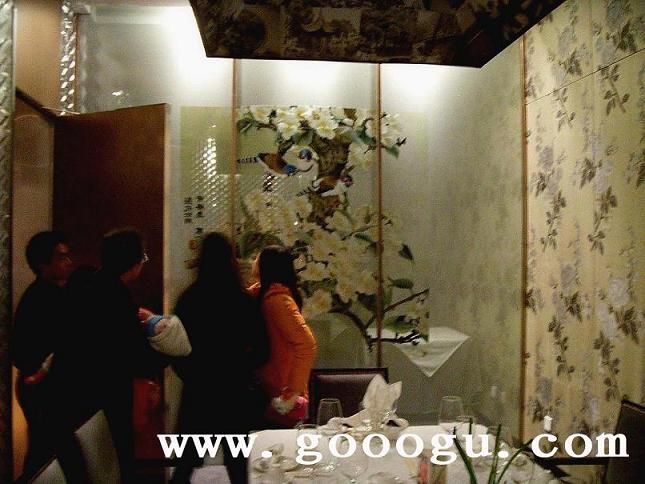 雙面刺繡隔斷 雙面繡包廂裝飾 蘇州刺繡