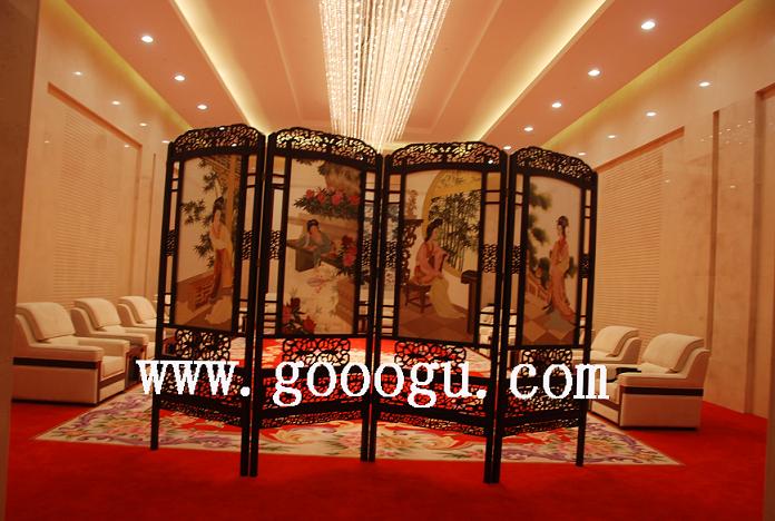 昆山高鐵刺繡屏風：蘇繡屏風，仕女刺繡屏風，雙面繡屏風