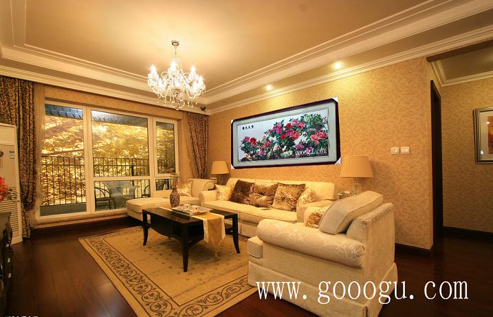 精品壁畫裝飾效果圖！客廳裝飾畫