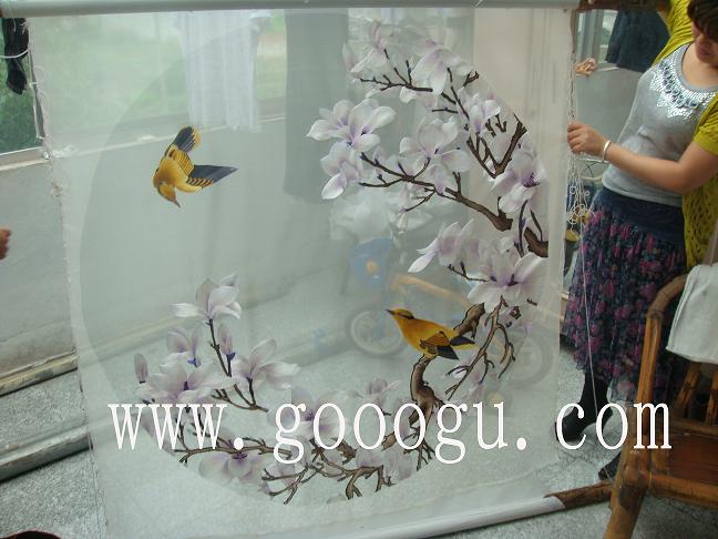 蘇州雙面繡，雙面繡屏風(fēng)，刺繡設(shè)計(jì)屏風(fēng)