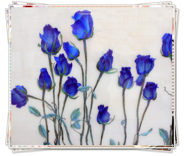 藍(lán)色妖姬精品畫