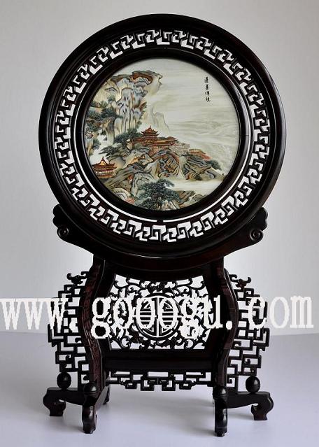 山水高檔雙面繡,高級蘇州雙面繡,風(fēng)景刺繡精品